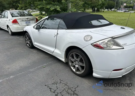 2008 Mitsubishi Eclipse Spyder z USA, uszkodzony, nr VIN 4A3AL35T88E006611